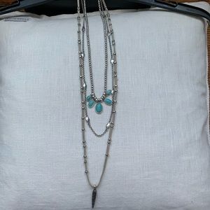 Long layered Lucky Brand Necklace